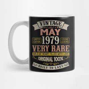 41st Birthday Gifts Vintage 1979 May Women Men Mug